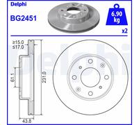 Bremsscheibe BG2451