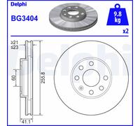 Delphi BG3404 Bremsscheibe