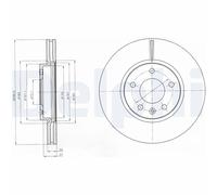 DELPHI Bremsscheibe vorne rechts links belüftet 300mm für VAUXHALL OPEL CHEVROLET BG4278C