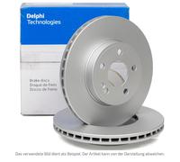 DELPHI Bremsscheiben Ø 345mm für HYUNDAI i30 N 30N (PD) 19 Zoll vorne 51712S0100