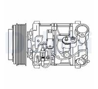 DELPHI Kompressor, Klimaanlage 12V für BMW CS20545