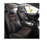 DELPOS Sitzbezüge Auto Autositzbezüge Universal Set für Skoda Kamiq Superb Superb 2 Superb 3 Superb 3V Yeti Octavia 5E Tuning Auto Zubehör, Dunkelbraun