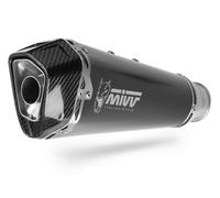 DELTA RACE SCHWARZER EDELSTAHL-SCHALLDÄMPFER MIVV FÜR VESPA GTV 300 2023-2024