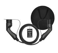 DELTACO Typ 2 EV-Ladekabel für E-Autos & Hybrid Fahrzeuge inkl. Tasche, Elektroauto Charge Mennekes Kabel, Kompatibel mit ID.3, ID.4, Zoe, E-Tron, Model S/3/X/Y, Leaf, 3-phasig, 16A | 11kW, 3 Meter