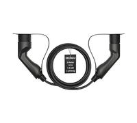 Deltaco Typ 2 EV-Ladekabel für E-Autos und Hybrid Fahrzeuge, Elektroauto Charger Mennekes Kabel, Kompatibel mit ID.3, ID.4, Zoe, E-Tron, Model S/3/X/Y, Leaf, 1-phasig, 32A | 7.6kW, 3 Meter