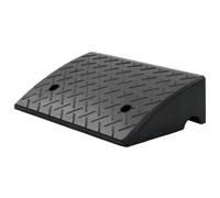 DELUKE Bordsteinrampe MIGO 50x32,5x14cm Gummi Schwellenrampe Auffahrhilfe Bordsteinkeile Auffahrrampe Bordstein