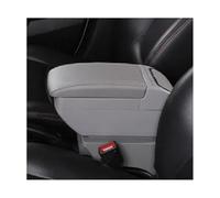 DEMULAX For VW, for Vento, for POLO, V 2009-2020, Auto-Armlehnenbox, Mittelkonsole, Aufbewahrungszubehör mit USB-Autozubehör Armlehnenbox für den Fahrgastraum(BLACK F Gray No Usb)