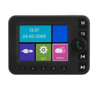 Denash DAB-Digitalradio-Adapter Im Auto, Bluetooth 5.0 FM-Transmitter mit 2,8-Zoll-TFT-Bildschirm für Kristallklaren Klang und Aktualisierungen in Echtzeit