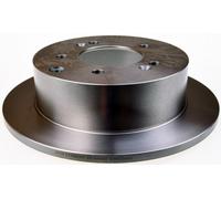 DENCKERMANN 2x Bremsscheibe Ø262mm hinten Voll für KIA Soul II 1.6 CRDi 128