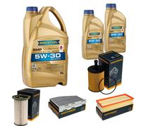 DENCKERMANN Inspektionspaket 7L RAVENOL SMP 5W-30 für VW Golf VI 2.0 TDI