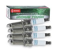 Denso 4x Zündkerze Iridium Tough [Hersteller-Nr. VXUHC22G] für Suzuki, Honda