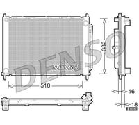 DENSO DRM23101 Kühler für Renault