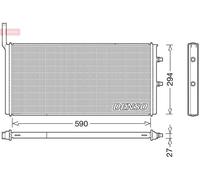 Kühler, Motorkühlung Denso DRM05009
