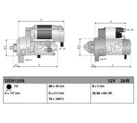 Starter DENSO DSN1208