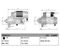 Starter DENSO DSN1211