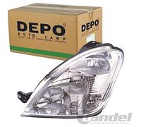 DEPO H1 H7 SCHEINWERFER KLARGLAS LINKS PASSEND FÜR | 663-1107L-LD-EM