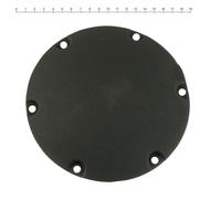 Derby Cover OEM-Stil gewölbt, matt schwarz für Harley-Davidson 04-22 XL Sportster, 08-12 XR1200 - Mattschwarz