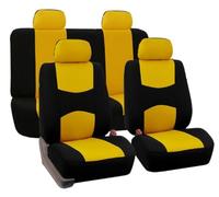 DESIAR Autositzbezüge Serie für Mitsubishi Outlander/Pajero/Pinin/Sigma/Space Star/Grandis/Haunter kompatibler Autositzbezug/Gelb