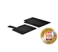 Satz Gummimatten kompatibel mit Smart ForTwo 2006-2014 (T Profil 2-teilig + Montage-clips)
