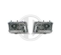Designscheinwerfer-Set Für Mercedes-Benz W124 Klarglas/Chrom 1985-1993