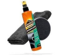 detailmate Auto Cockpitpflege Bundle: Armor All Kunststoff Tiefenpfleger seidenmatt 300ml Microfasertuch Premium 320GSM Applikatorpad Ø90mm | Kunststoffpflege Auto Innenraum