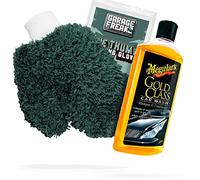 detailmate Autowäsche Bundle - Autoshampoo Meguiars Gold Class Car Wash Shampoo 0,473L + Garage Freaks One Thumb Washing Glove - Autopflege Set mit Waschhandschuh und Auto Shampoo