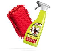 detailmate Set: SONAX InsektenStar 0.75L - Insektenentferner fürs Auto/Motorrad + insektenschwamm 2 Seiten: Insektenreinger - schonende Chenille Lamellen (InsektenStar+Insektenschwamm)