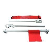 Deuba Abschleppstange 2000kg Zugkraft Pannenhilfe Auto inkl. Aufbewahrungstasche PKW Abschleppseil 3tlg. Kfz