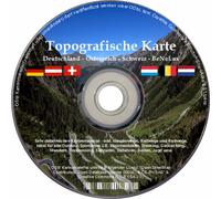Deutschland TOPO Karte Garmin NAVIGATION Mountainbike BASECAMP Trekking D A CH