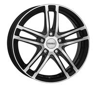 Dezent TZ Black Polished Alufelge 16 Zoll ET32 5x112 ML66,6
