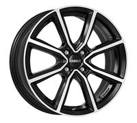 Dezent TN, 6x16 4/108 ET23, schwarz Front poliert