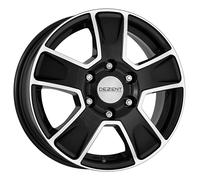 ALUFELGEN DEZENT, VAN DARK, 6,5X16 ET68 5X130 78,1, BLACK POLISHED