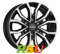 Dezent Wheels Alufelge KC Black Polished – 17 Zoll, 6x130, ET62, ML84,1