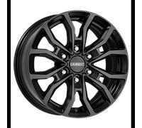 Dezent KC, 6.5x16 6/120 ET50, schwarz Front poliert