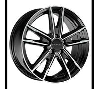 Dezent KF Black Polished Alufelge 18 Zoll ET51 5x114,3 ML67,1