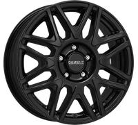 4x ALCAR DEZENT KH BLACK Alu-Felgen für Fiat Ducato, 16 Zoll, Light-Fahrwerk
