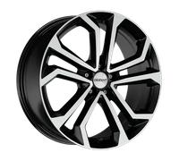 Dezent TA Black Polished Alufelge 17 Zoll ET45 5x114,3 ML71,6