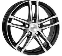 ALUFELGEN DEZENT, TZ DARK, 6X15 ET43 5X112 57,1, BLACK POLISHED