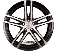 Dezent TZ black polished 7x17 ET48.5 - LK5/114.3 ML67.1 Felge Alu