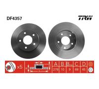DF4357 TRW Bremsscheibe