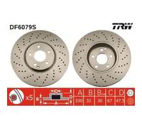 DF6079S TRW Bremsscheibe TRW SINGLE