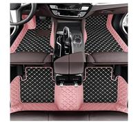 DFJOSF Autofußmatten Für Infiniti M25 2007 2008 2009 2010 2011 2012 2013 wasserdichte Luxus-Bodenmatten Lederteppich Autozubehör Auto-Fußmatten Autoteppich(Style 2 Pink Black)