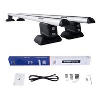 DGH System Dachträger Autogepäckträger BEFESTIGUNGSGEWINDEN kompatibel mit Ford TOURNEO Connect Bus 2003-2013 max 90 kg 135 cm Aluminium