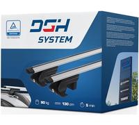 DGH SYSTEM Dachträger Autogepäckträger RELINGTRÄGER kompatibel mit Ford Tourneo Connect Bus 5-Tür ab 2022 max 90 kg 135 cm Aluminium