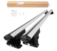 DGH SYSTEM Easy Line Classic 135 cm Kompletter Aluminium-Dachträger Relingträger kompatibel mit Ford Tourneo Connect Bus 2022- mit offener Dachreling, abschließbar, Nutzlast 90 kg