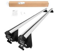 DGH SYSTEM Easy Line Glide 112 cm Kompletter Aluminium-Dachträger Relingträger kompatibel mit SEAT Ateca SUV 2016- mit offener Dachreling, abschließbar, Nutzlast 100 kg