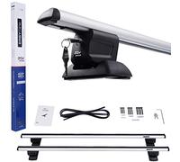 DGH SYSTEM Kompletter Aluminium-Dachträger Easy Line Expert 135 cm kompatibel mit Mercedes-Benz R-Klasse W251 Kombi 2006-2013 mit Befestigungsgewinden, abschließbar, Nutzlast 90 kg