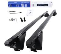 DGH SYSTEM Kompletter Stahl-Dachträger Relingträger Easy Line Advanced 120 cm kompatibel mit Peugeot 5008 MPV 2017- mit geschlossener Dachreling, abschließbar, Nutzlast 90 kg