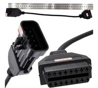Diagnose Adapter Kabel OBD 2 auf 10 Pin Tech 2 II 16 Pin kompatibel mit OPEL
