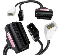 Diagnose Adapter Stecker passend für VW AUDI Seat Skoda VAG 2 x 2 Kabel OBD2